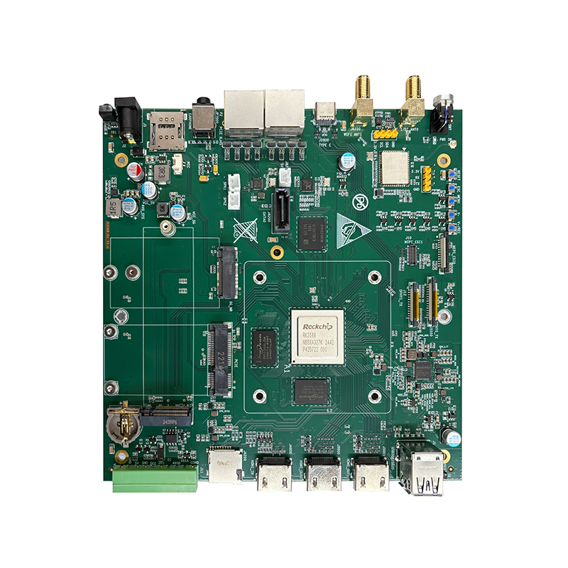 RK3588 Rockchip Dual-Band WiFi Embedded Development Board Host AI Box